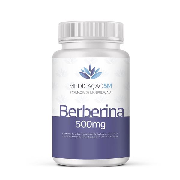 Berberina 500mg em Cápsulas