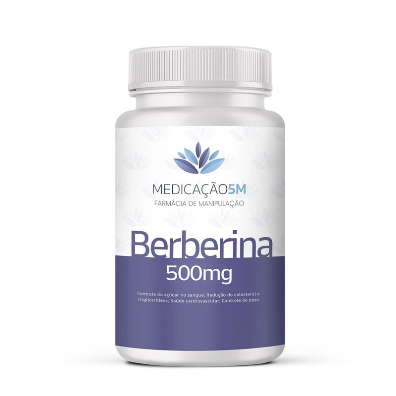 Berberina 500mg em Cápsulas