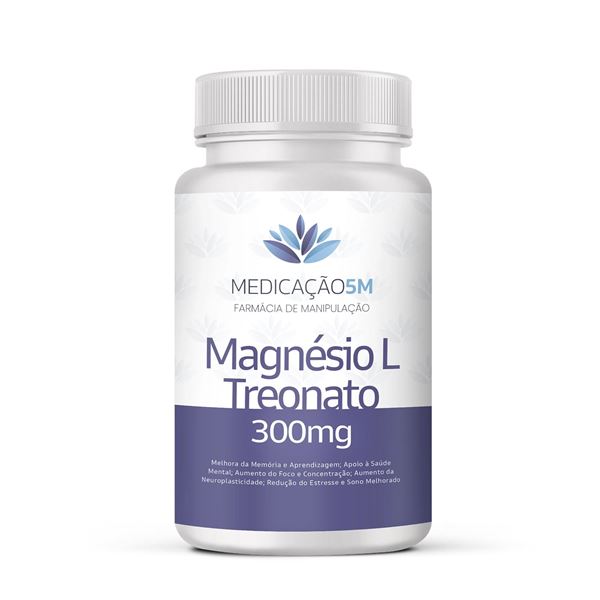Magnésio L Treonato 300mg em Cápsulas