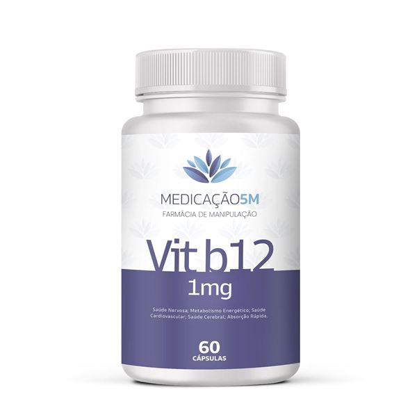 Vitamina B12 1mg 60 Cápsulas