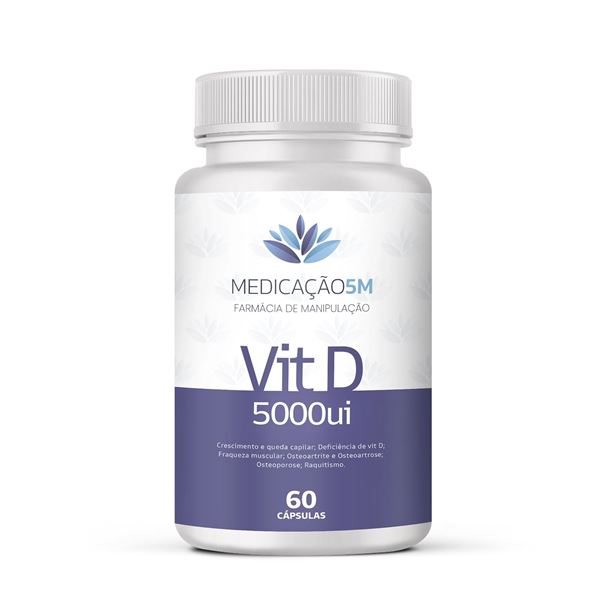 Vitamina D 5000UI 60 Cápsulas