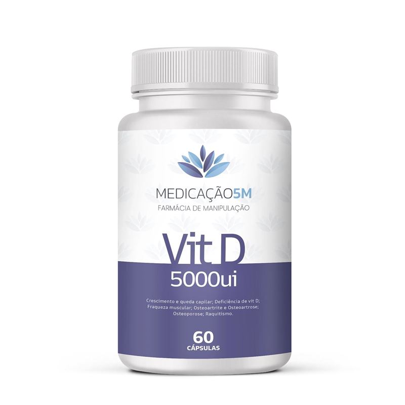 Vitamina D 5000UI 60 Cápsulas