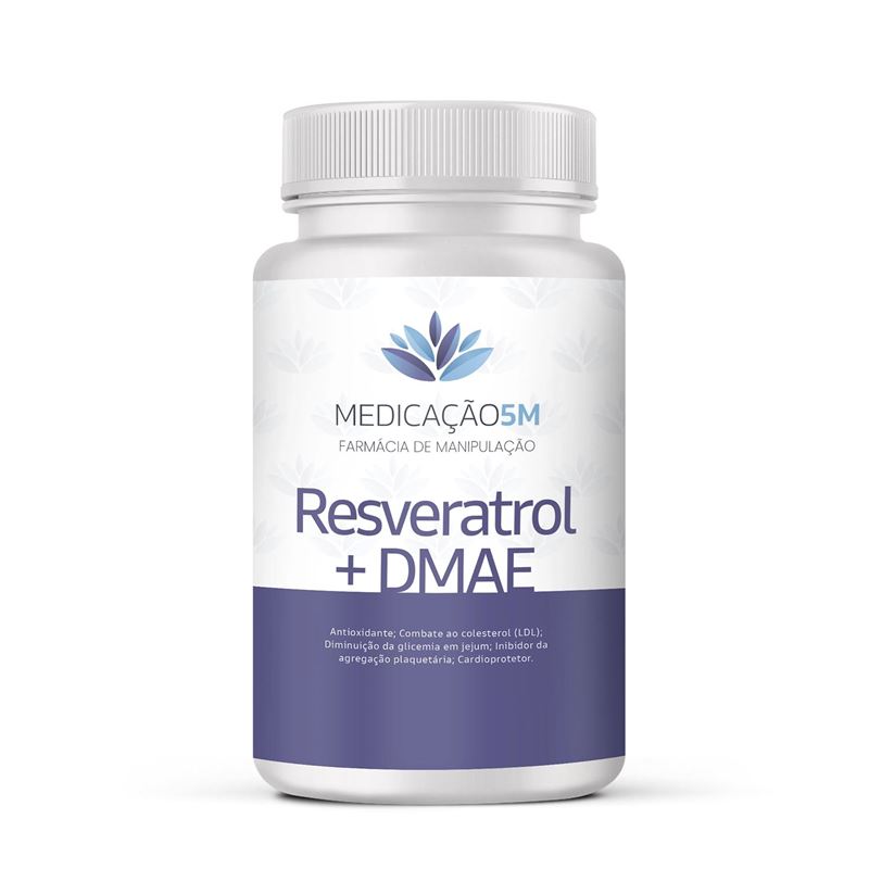 Resveratrol + DMAE em Cápsulas