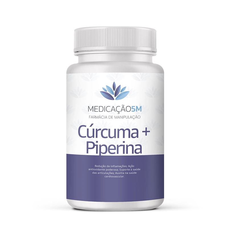 Cúrcuma + Piperina em Cápsulas